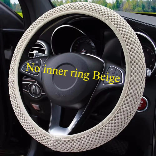 Car Steering Wheel Cover Silicone Steering Covers Four seasons Elastic