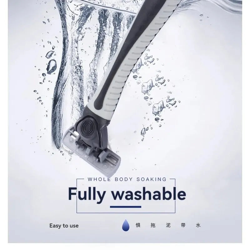 6-Ply Blade Razor Sharp Shave One-Touch Replacement Clean Clean Shave