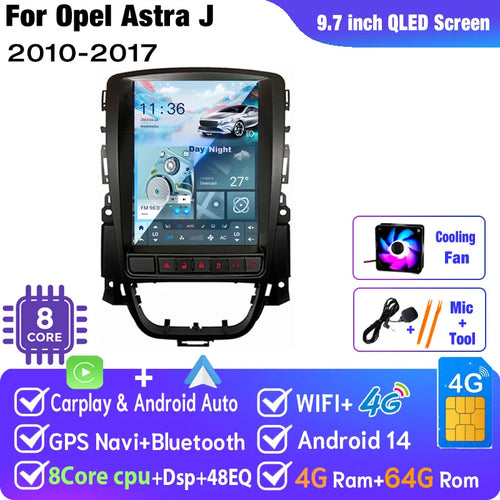 Car Radio Android for Opel Astra J Vauxhall Buick Verano Holden