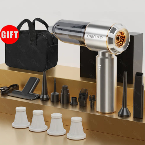 CENRR 360000PA Mini Car Vacuum Cleaner Cordless Powerful Wireless Car