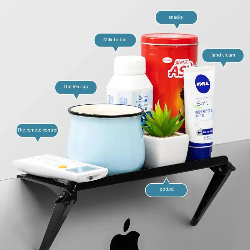 Punch-Free Computer Monitor Rack Plastic TV Set-Top Box Screen Bracket