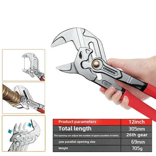 Chromium Vanadium Alloy Steel Forceps Wrench Rapid Water Pump
