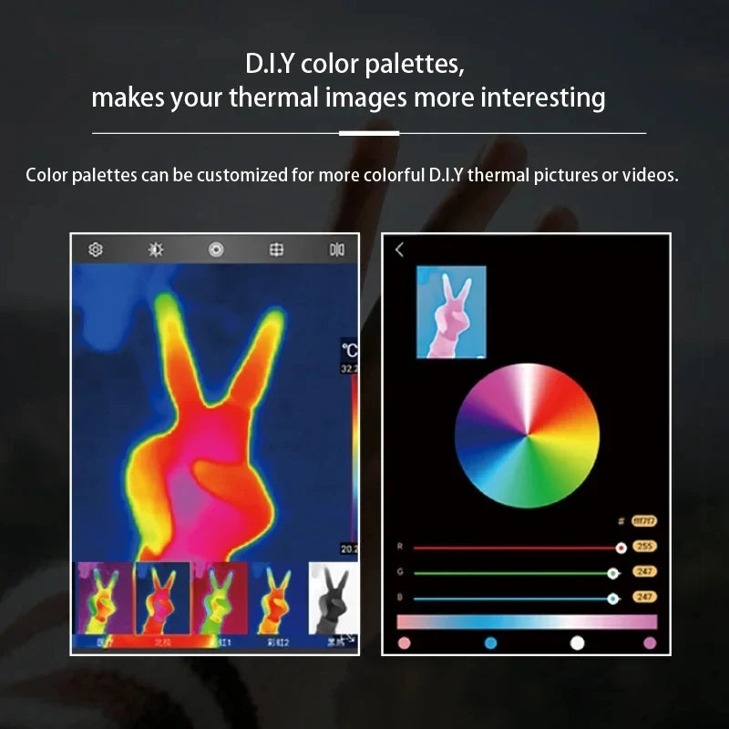 Guide Mobir Air Thermal Imaging Camera for iPhone & Android Phone