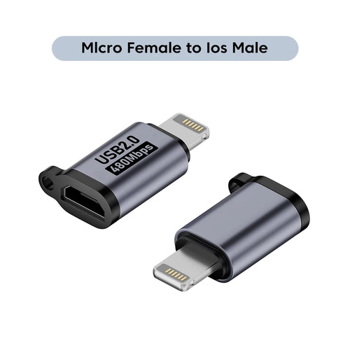 Micro USB To Type C Adapter Mini USB To USB C 480Mbps Fast Data