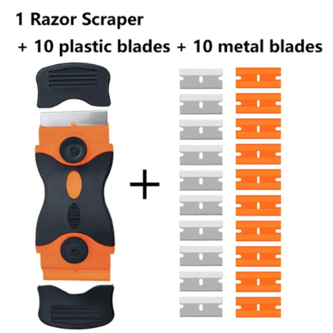 Plastic /Metal Razor Blade Scrapers For The Window Of The Car Vinyl