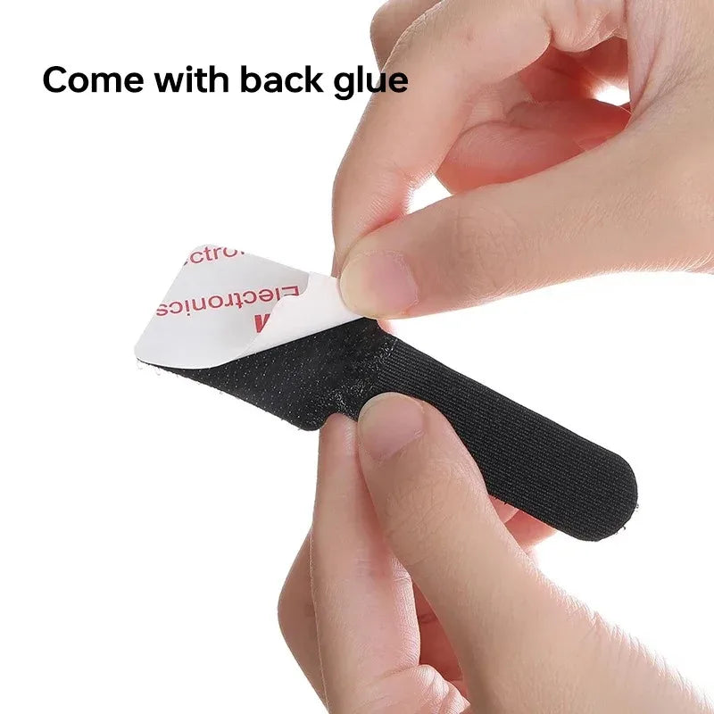 Reusable Cable Ties Fastening Wire Organizer Cord Rope Holder Self