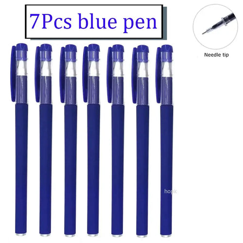 35 PCS Gel Pen Set School Supplies Black Blue Red Ink Color 0.5mm