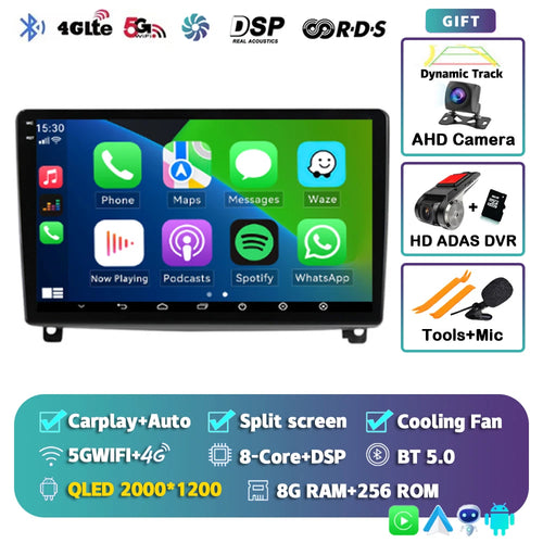 Android 14 Carplay Car Radio Multimedia For Peugeot 407 CC 407CC SW