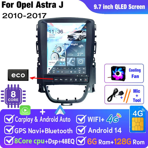 Car Radio Android for Opel Astra J Vauxhall Buick Verano Holden