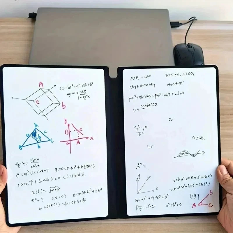 A5 Reusable Whiteboard Notebook Memo Book With Free Whiteboard Pen