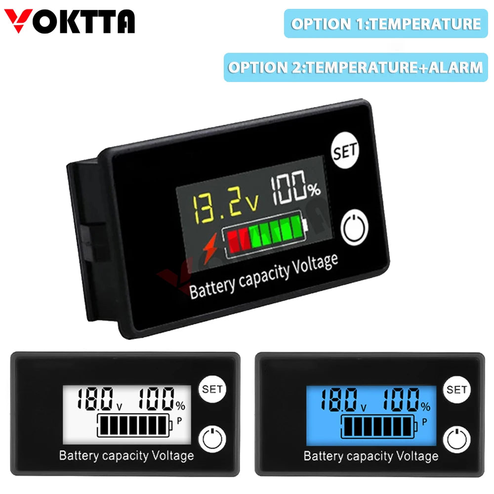DC8-100V Battery Capacity Indicator LCD Digital Electricity Meter