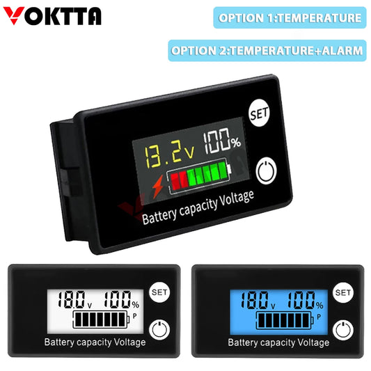 DC8-100V Battery Capacity Indicator LCD Digital Electricity Meter