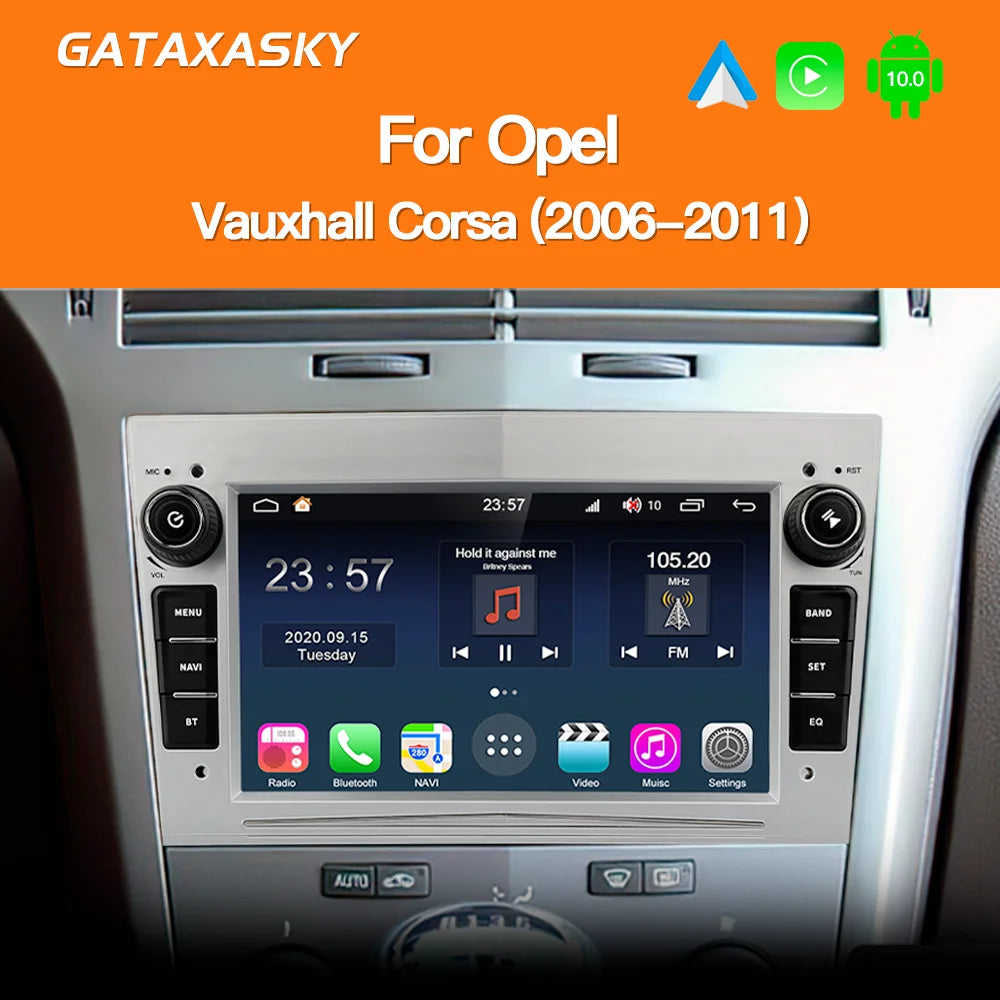GATAXASKY Car Android Radio Multimedia For Opel Vauxhall Astra H G J