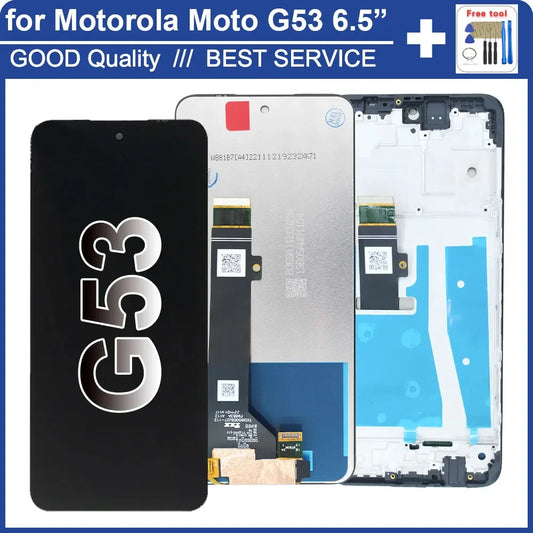 6.5'' LCD for Motorola Moto G53 XT2335-2 LCD Display Touch Screen