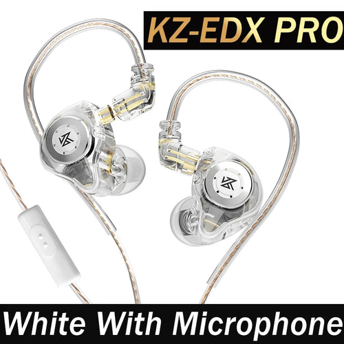 Original KZ EDX Pro Earphone Bass Earbuds In-Ear Monitor Headphone