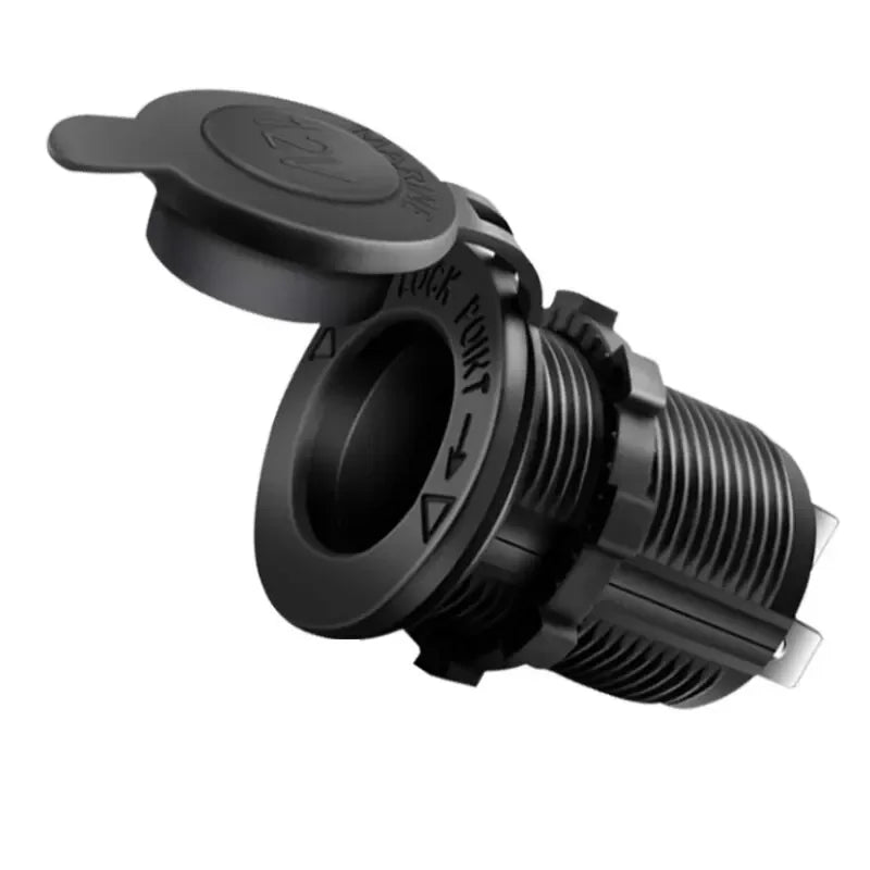 Car Cigarette Lighter Socket 12V 24V Waterproof Plug Power Outlet