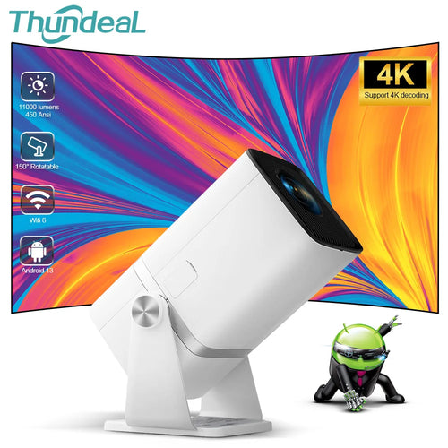 ThundeaL HD Mini Projector 1080P 2K 4K Video LED Proyector TD80W PK