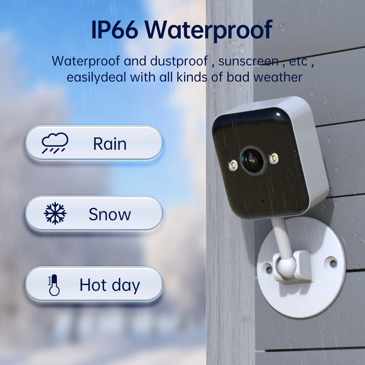 Jooan 1080P Outdoor Wifi IP Camera CCTV Surveillance Camera Waterproof