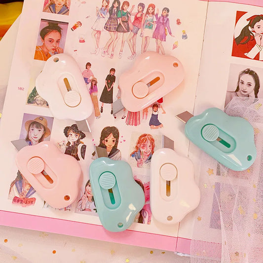 Mini Cloud Art Knife Extendable And Portable Paper Cutting Knife Cute