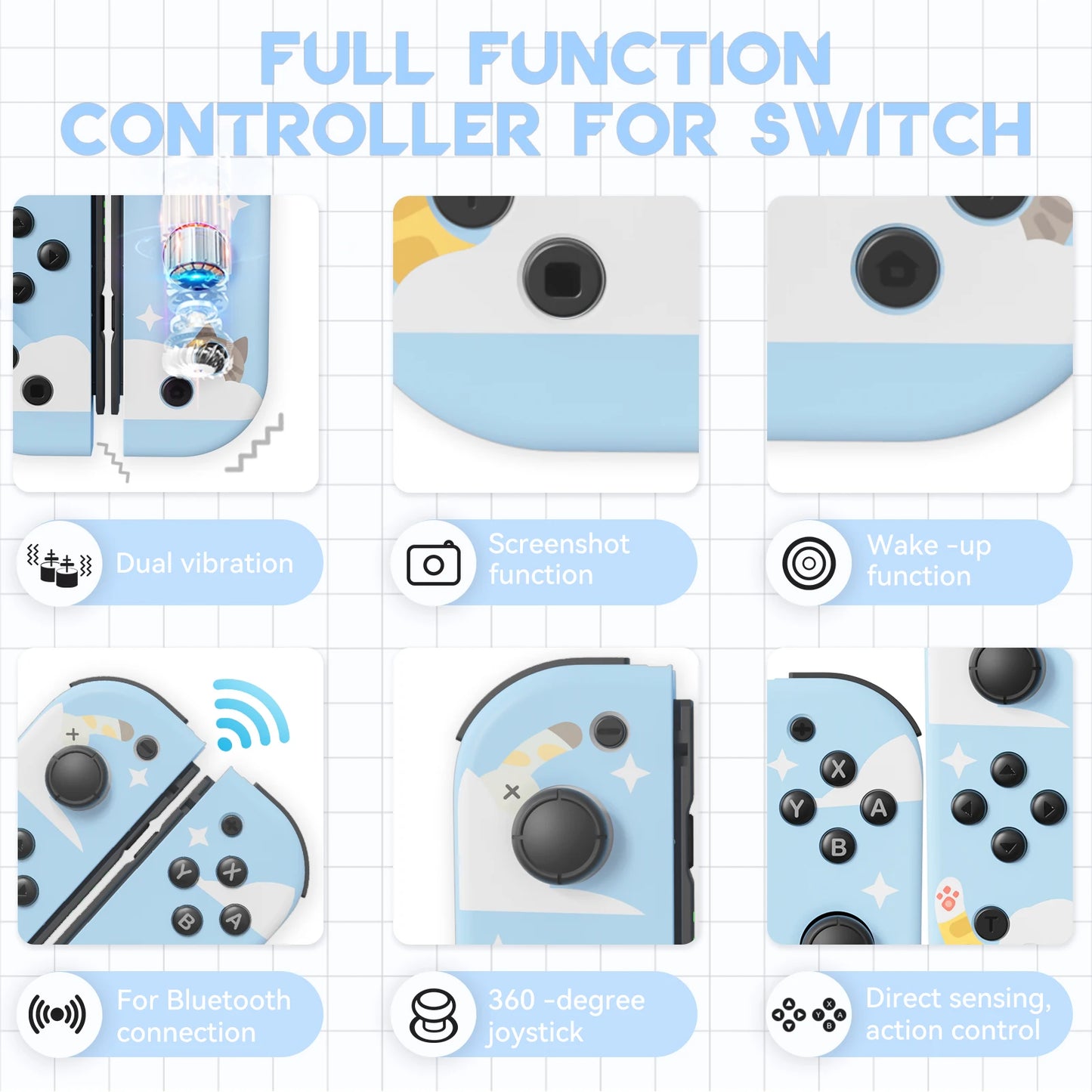 For Joycons joystick For Nintendo Switch/Pc Gamer/Android/Video Mini