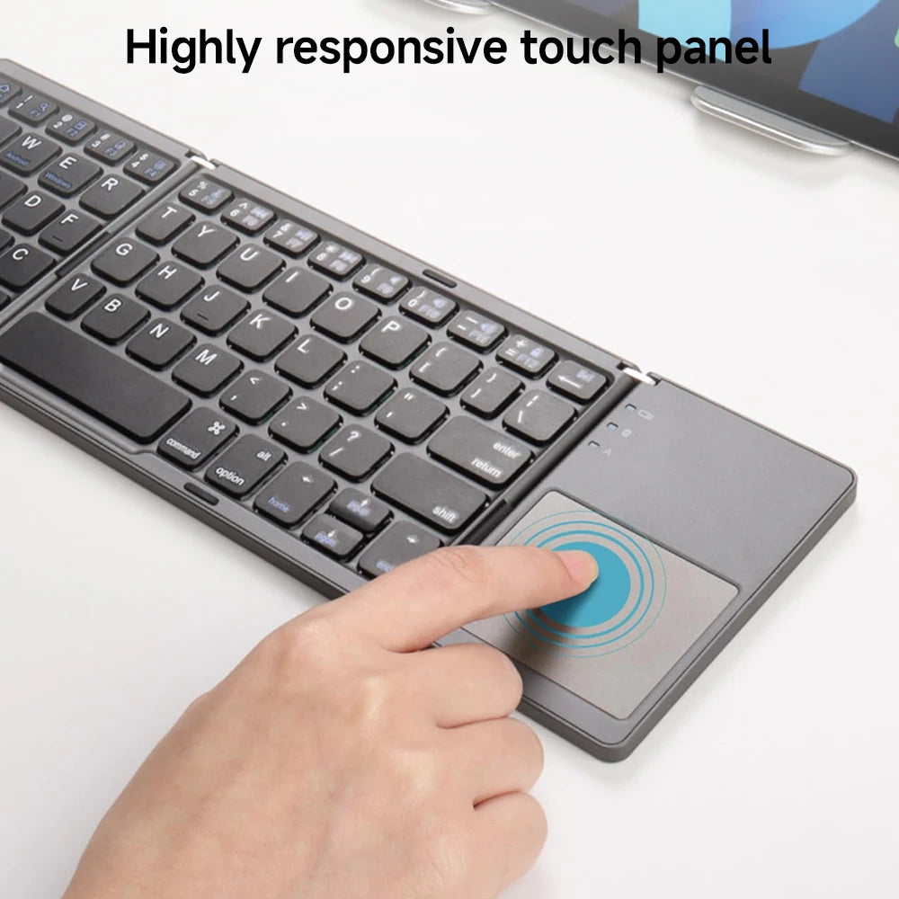 Mini Bluetooth Keyboard with Touchpad for Android IOS Windows Three
