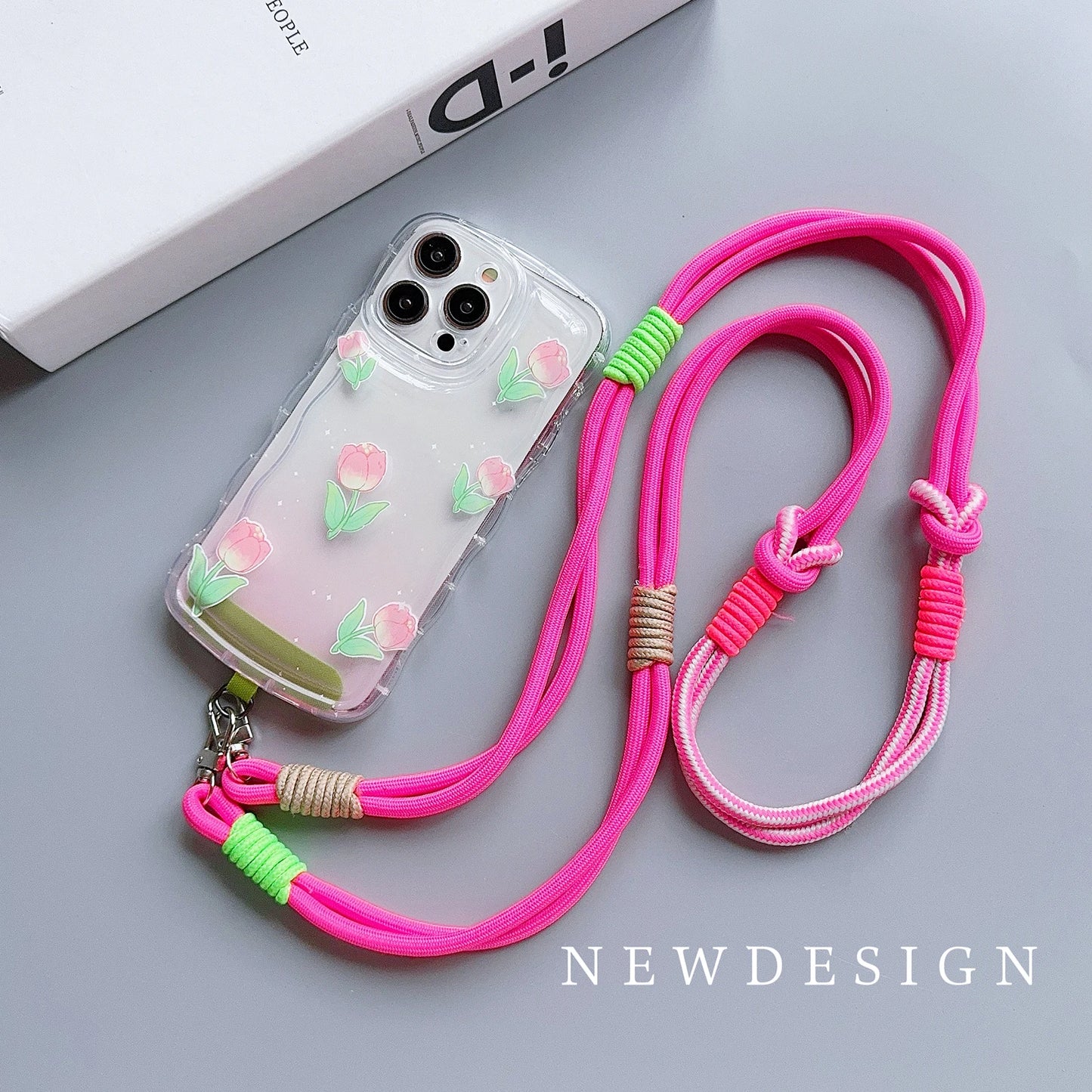 Personalized Trend Double Color Mobile Phone Universal Lanyard