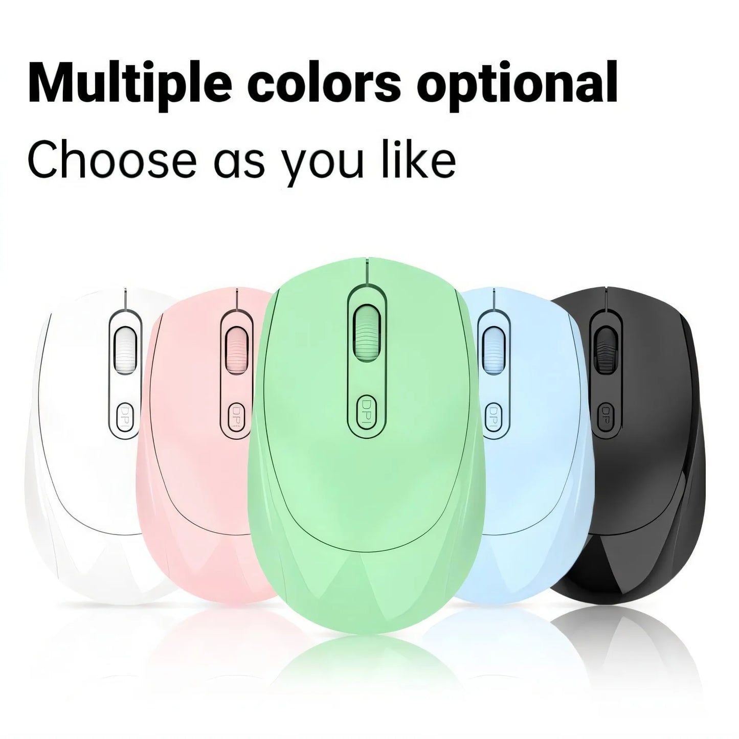 Rechargeable Wireless Mouse Bluetooth Computer Laptop Gaming Mouse