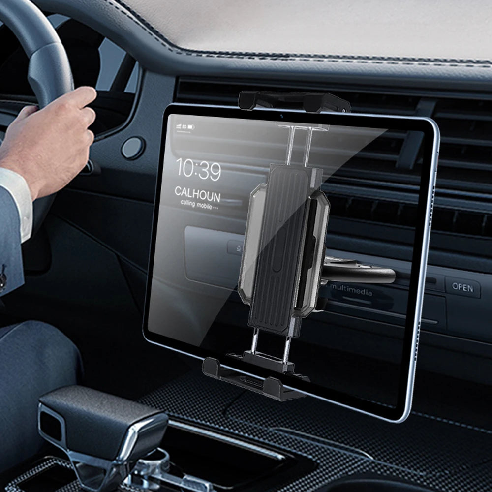 Universal 4-13 Inch Tablet Stands Holder Car CD Slot Bracket Mobile