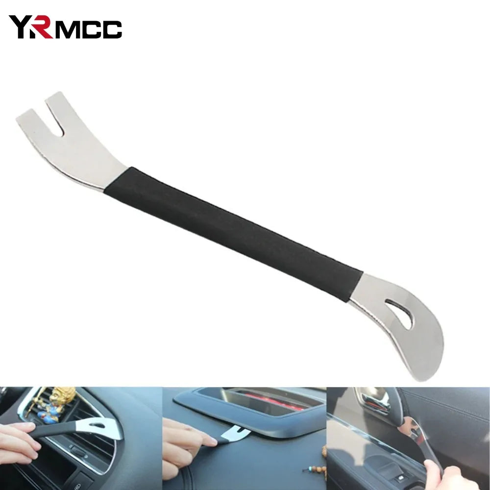 Car Trim Removal Tool Stainless Steel Durable Two-end Trim Removal
