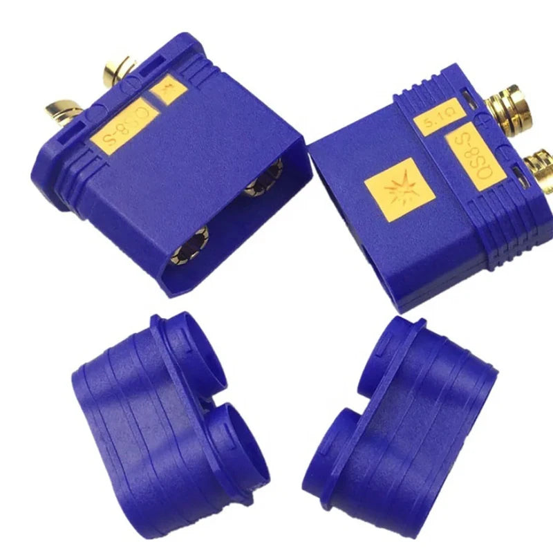 2/5pair QS8-S Heavy Duty Battery Connector Anti-Spark Gold Connector