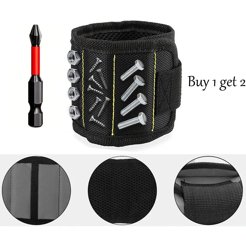 Magnetic Wristband, used to Secure Screw Tools Made of High-quality