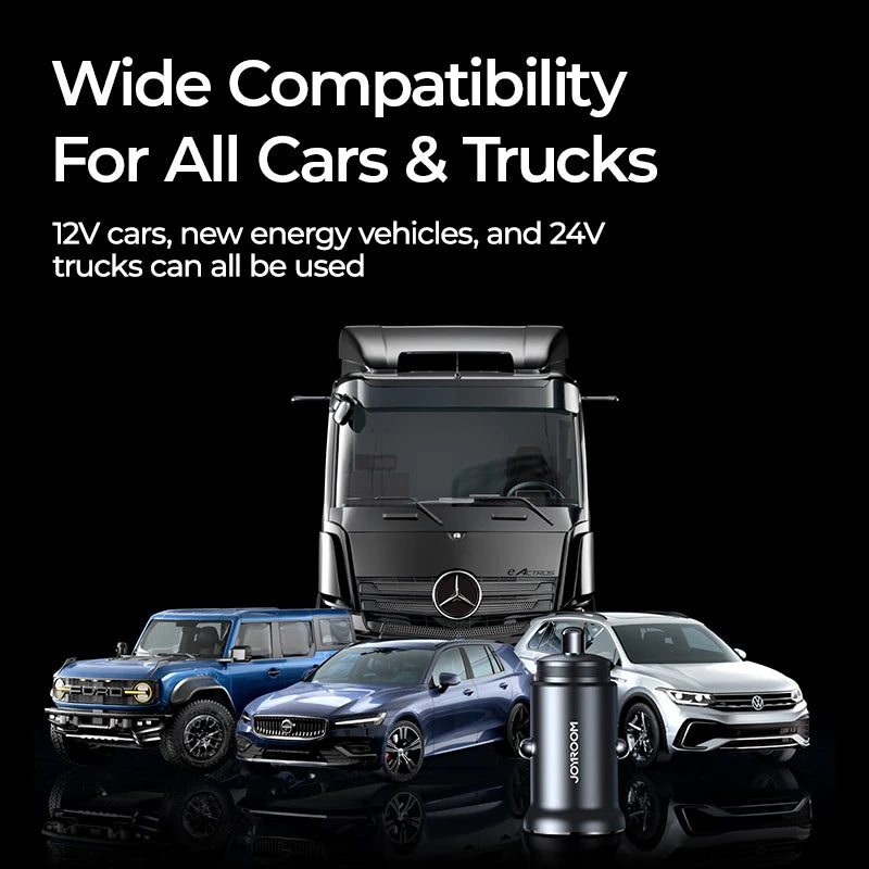 Joyroom 30W USB C Car Charger Adapter PD QC3.0 Mini & Metal USB