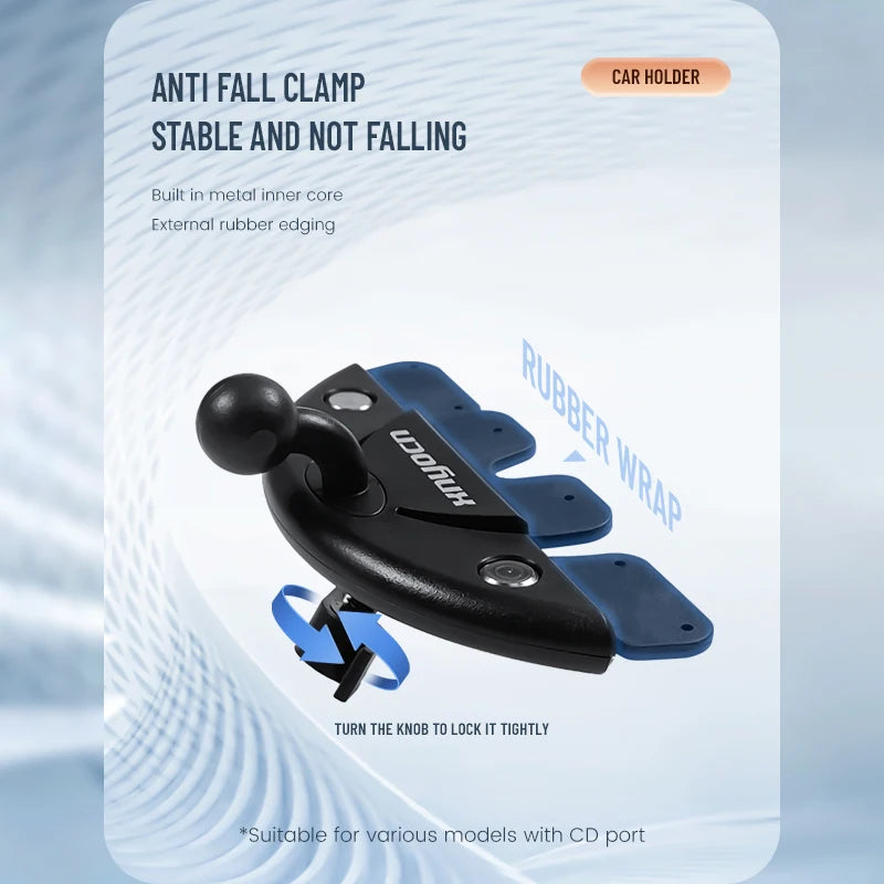 Universal 4-13 Inch Tablet Stands Holder Car CD Slot Bracket Mobile