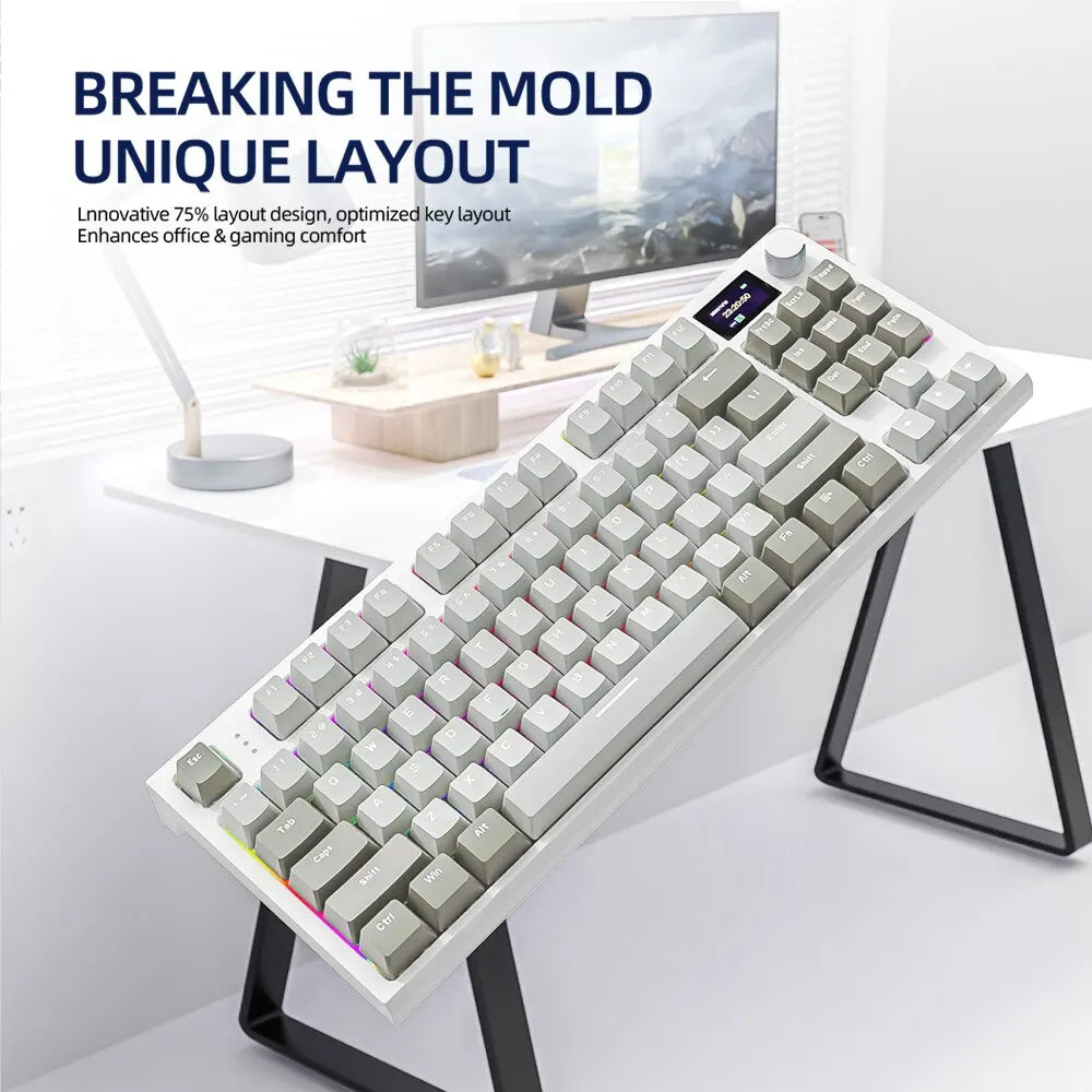 K86 Wireless Hot-Swappable Mechanical Keyboard Bluetooth/2.4g With