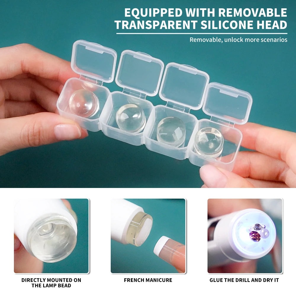 Portable Nail UV LED Lamp Rechargeable for Nails Gel Polish Drying