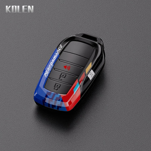 ABS Carbon Fiber Car Key Case Cover For Toyota Corolla Land Cruiser