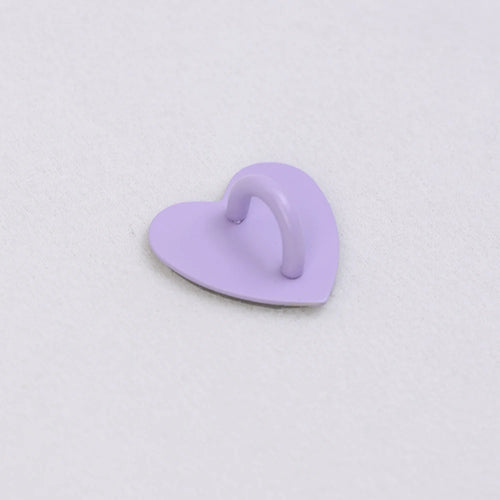 Kawaii Adhesive Metal Heart Phone Charm Holder Mobile Phone Case