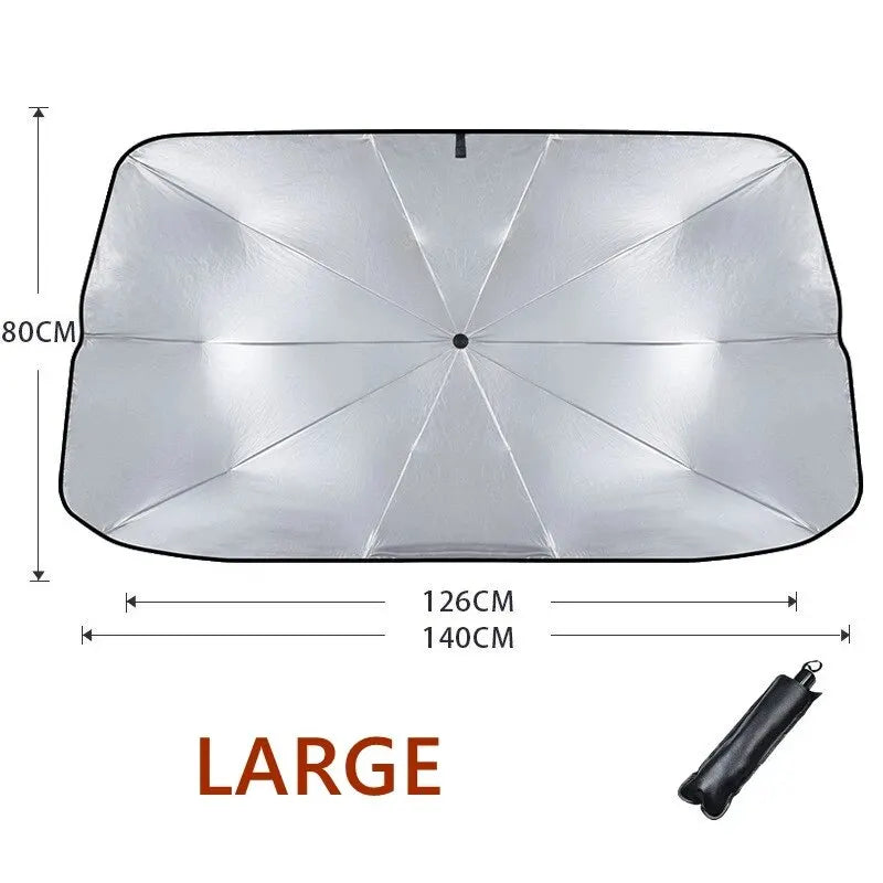 Umbrella Sunshade Car Sunshade Car Sunshade Retractable Sunscreen Heat