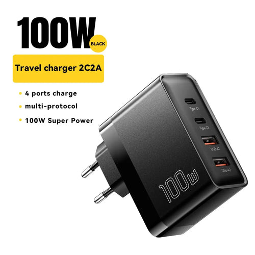 Essager 100W GaN USB Type C Caricabatterie PD QC Quick Charge 4.0 3.0