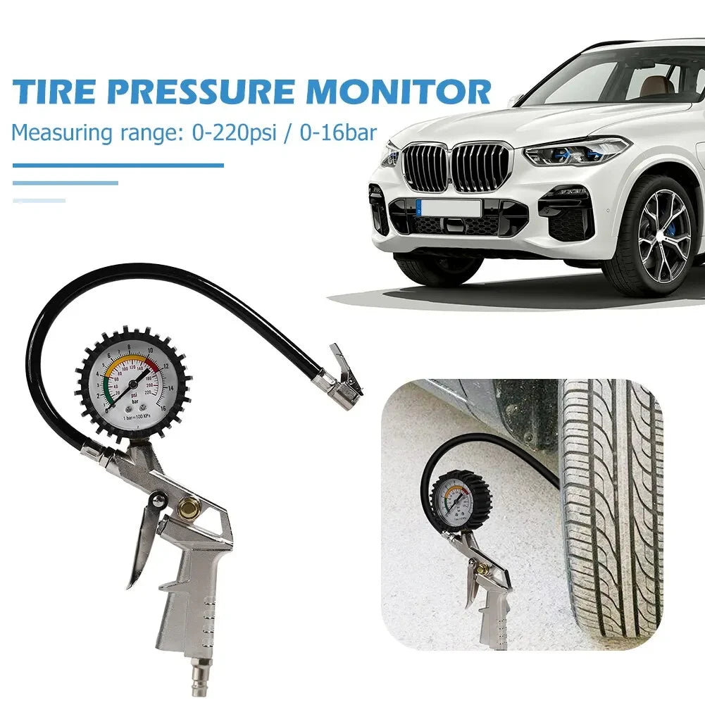 220PSI Car Motorcycle Multifunctional Tire Air Pressure Monitoring