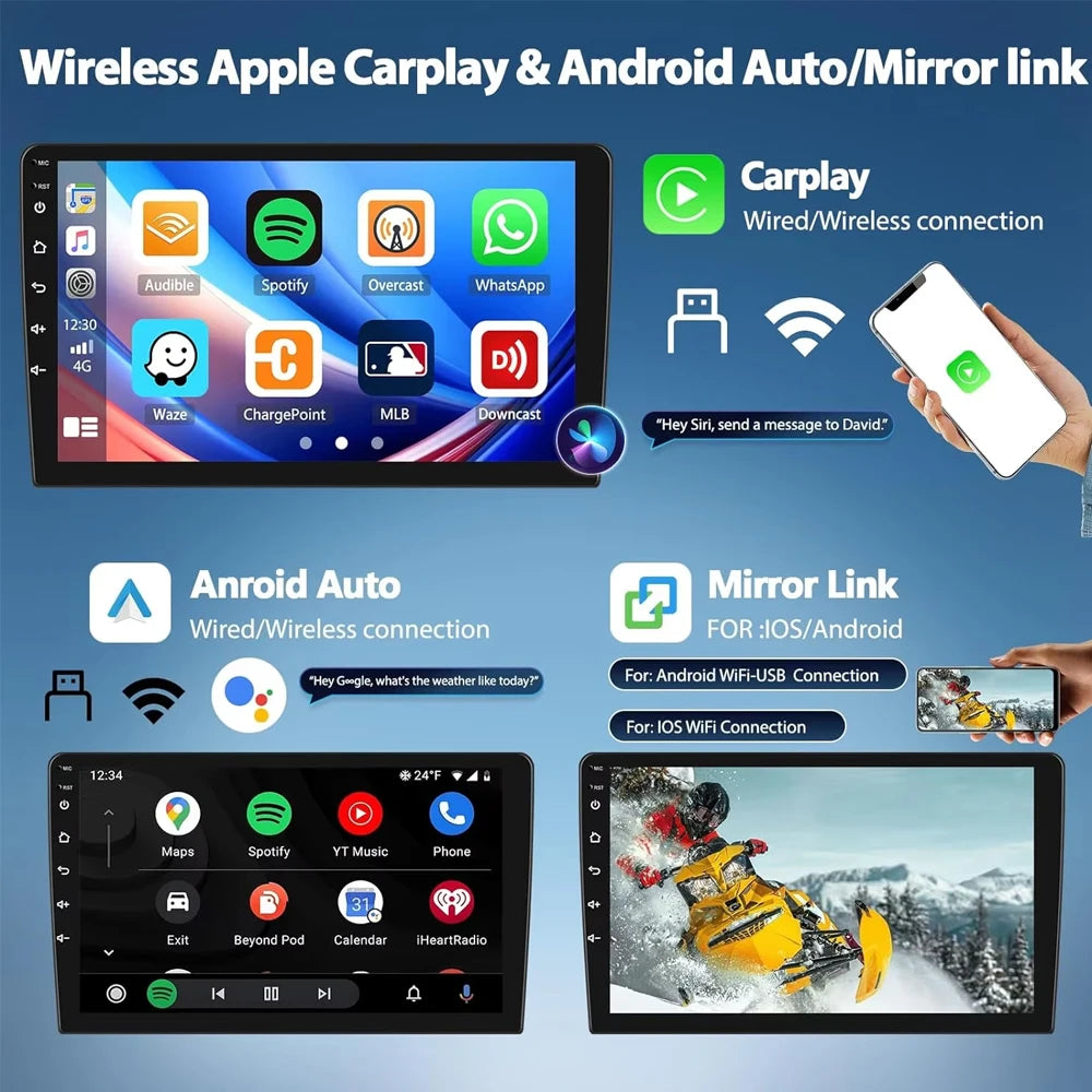 Android14 Carplay Car Radio For Honda Pilot 1 2005 2007 2008