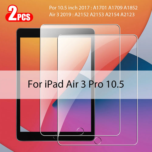 2Pcs Tempered Glass Screen Protector For Ipad Pro 13 11 12.9 M4 Air 5