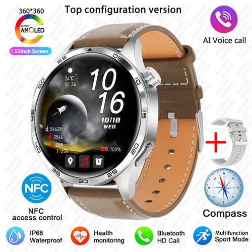 For Huawei GT5 PRO Smart Watch Men Watch 4 Pro upgraded version AMOLED