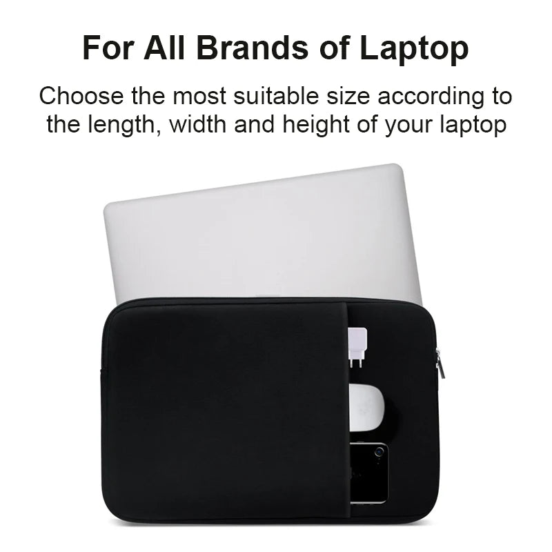 Laptop Sleeve Bag 13 14 15.6 Inch PC Cover For MacBook Air Pro Retina