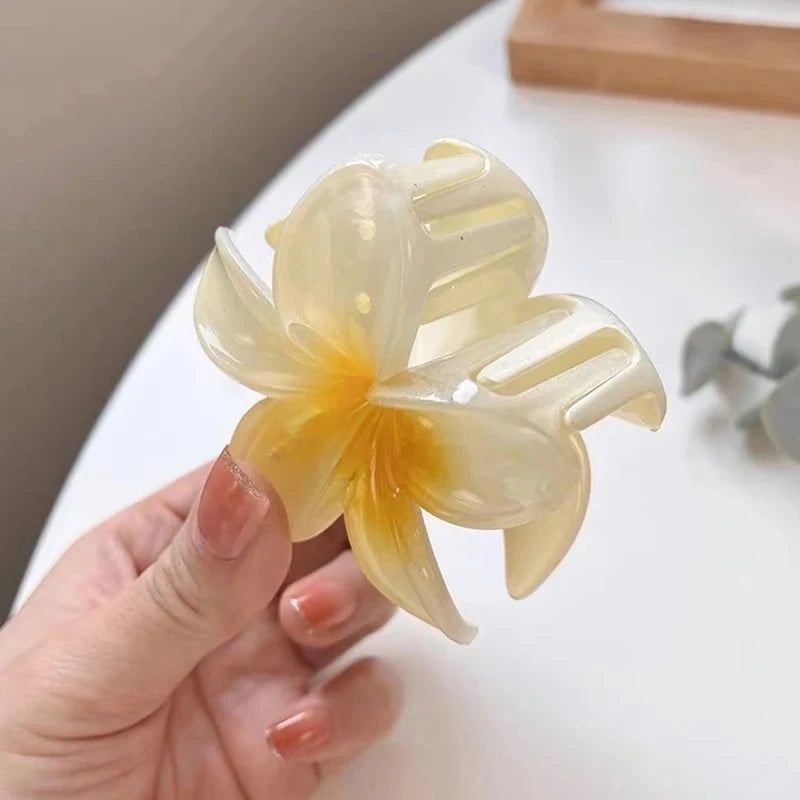 Fashion Egg Flower Hair Clips for Women Bohemia Style Flower Large