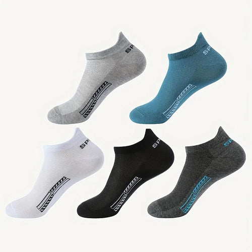10 Pairs Women Low Socks Set With Cute Bear Pattern Fashionable Women