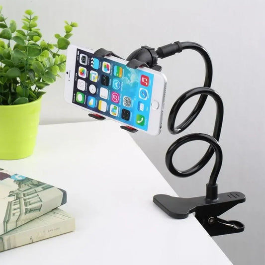 Universal Lazy Bracket Mobile Phone Holder Gooseneck Stand Stents
