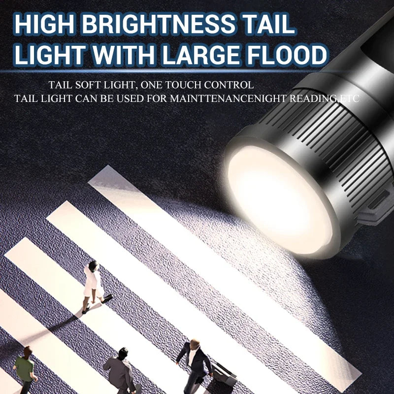 Powerful P70 Led Flashlights 5000LM Ultra Bright Tactical Light