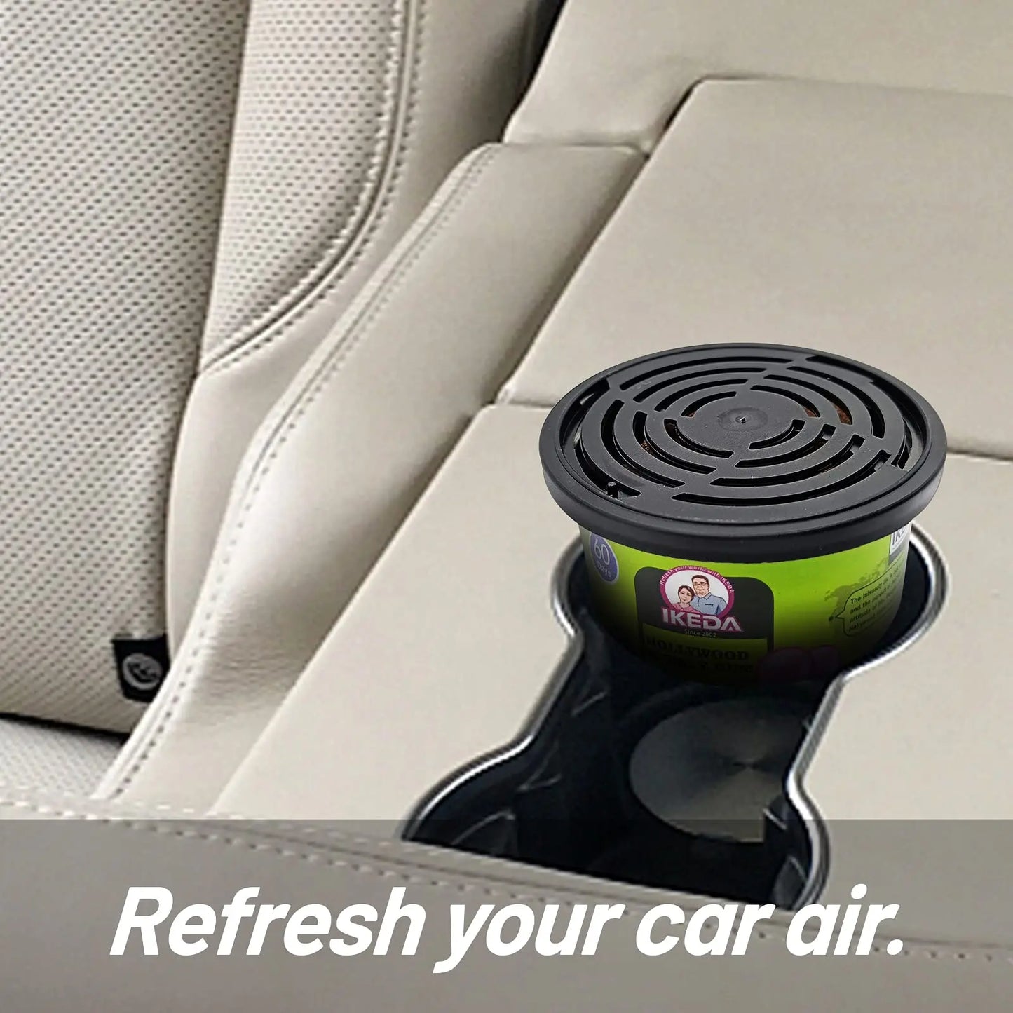 Car Air Freshener: 12 kinds Scent | Organic Cans | Odor Eliminator