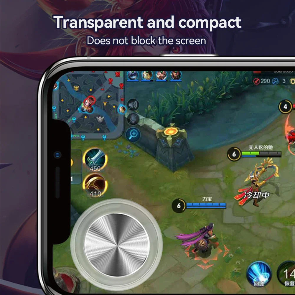 Round Game Joystick Metal Button Controller with Box Easy Chicken